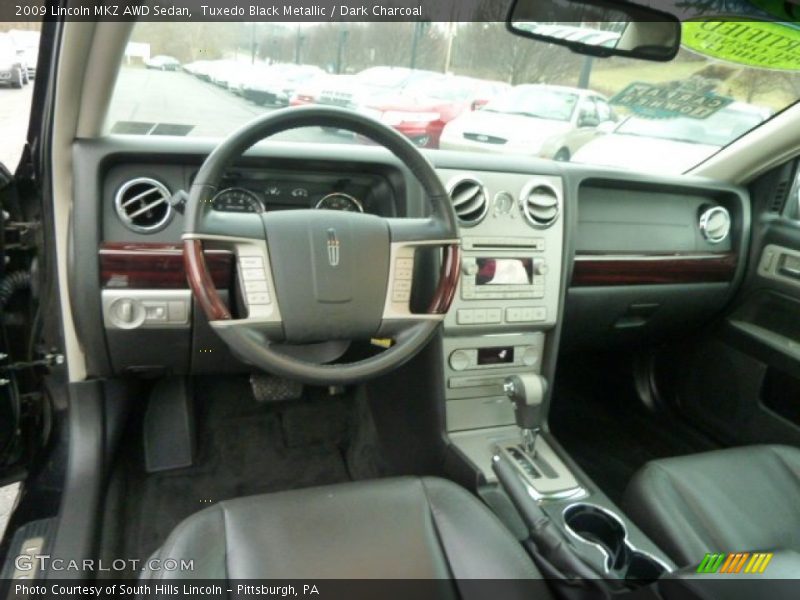 Tuxedo Black Metallic / Dark Charcoal 2009 Lincoln MKZ AWD Sedan