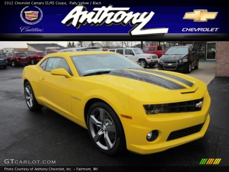 Rally Yellow / Black 2012 Chevrolet Camaro SS/RS Coupe