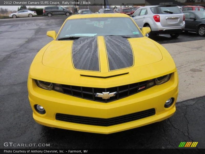 Rally Yellow / Black 2012 Chevrolet Camaro SS/RS Coupe