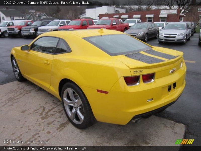 Rally Yellow / Black 2012 Chevrolet Camaro SS/RS Coupe