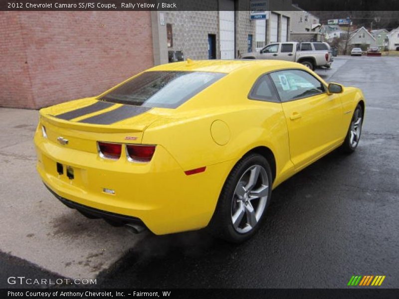 Rally Yellow / Black 2012 Chevrolet Camaro SS/RS Coupe