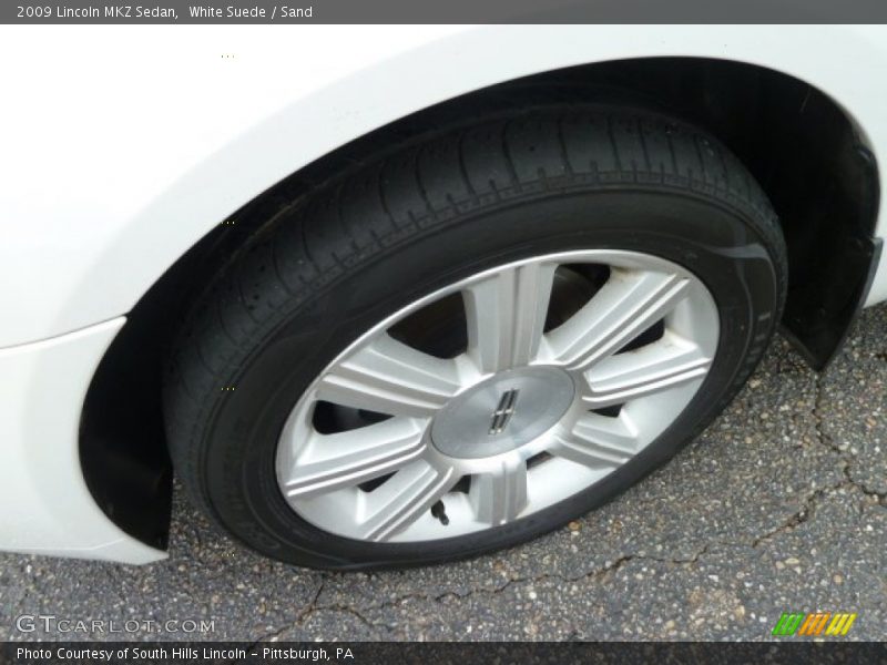 White Suede / Sand 2009 Lincoln MKZ Sedan