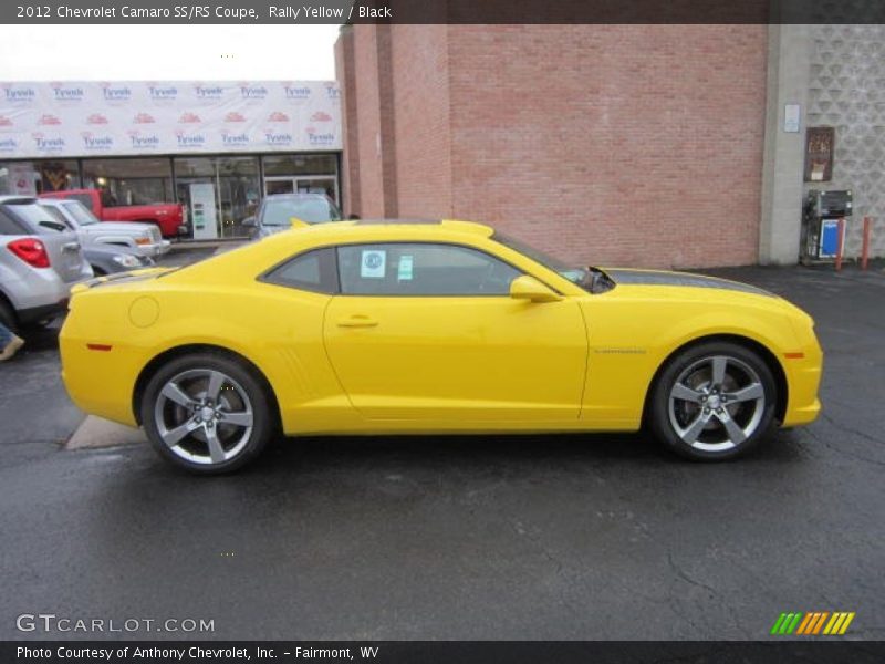 Rally Yellow / Black 2012 Chevrolet Camaro SS/RS Coupe