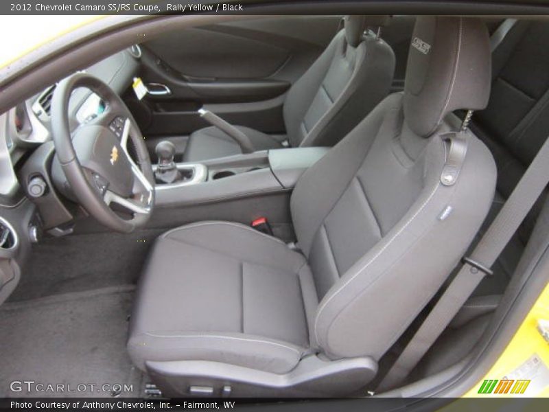 Rally Yellow / Black 2012 Chevrolet Camaro SS/RS Coupe
