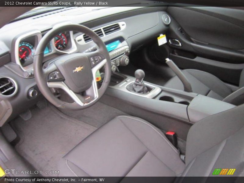 Black Interior - 2012 Camaro SS/RS Coupe 