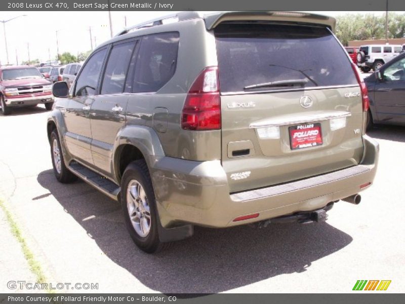 Desert Sage Green Metallic / Ivory 2008 Lexus GX 470