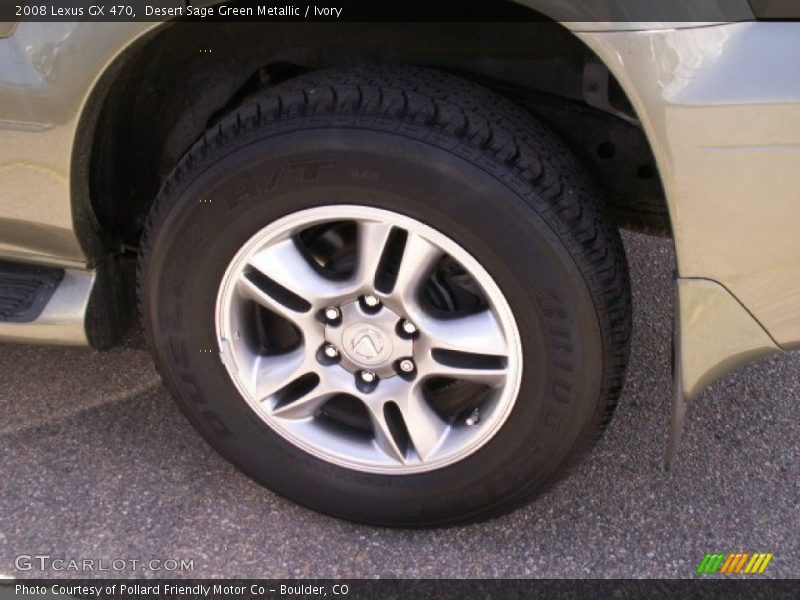 Desert Sage Green Metallic / Ivory 2008 Lexus GX 470