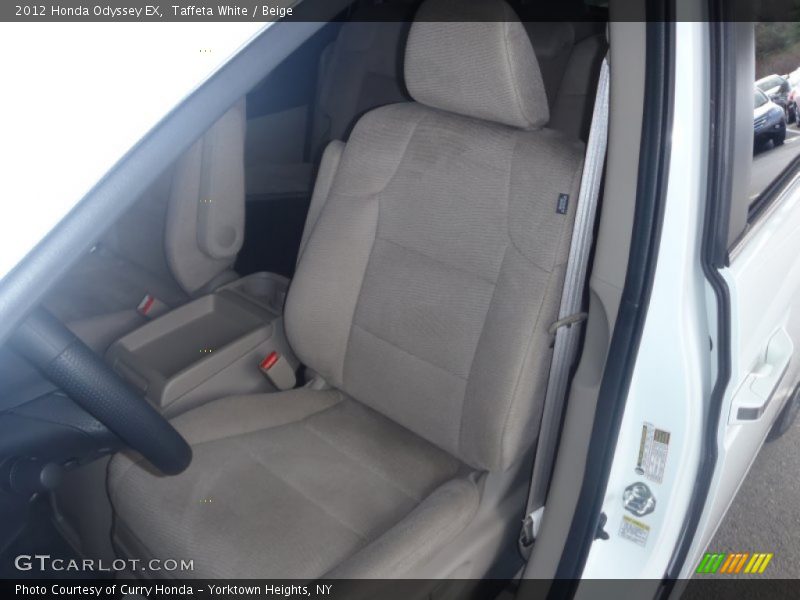 Taffeta White / Beige 2012 Honda Odyssey EX