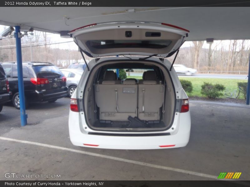 Taffeta White / Beige 2012 Honda Odyssey EX