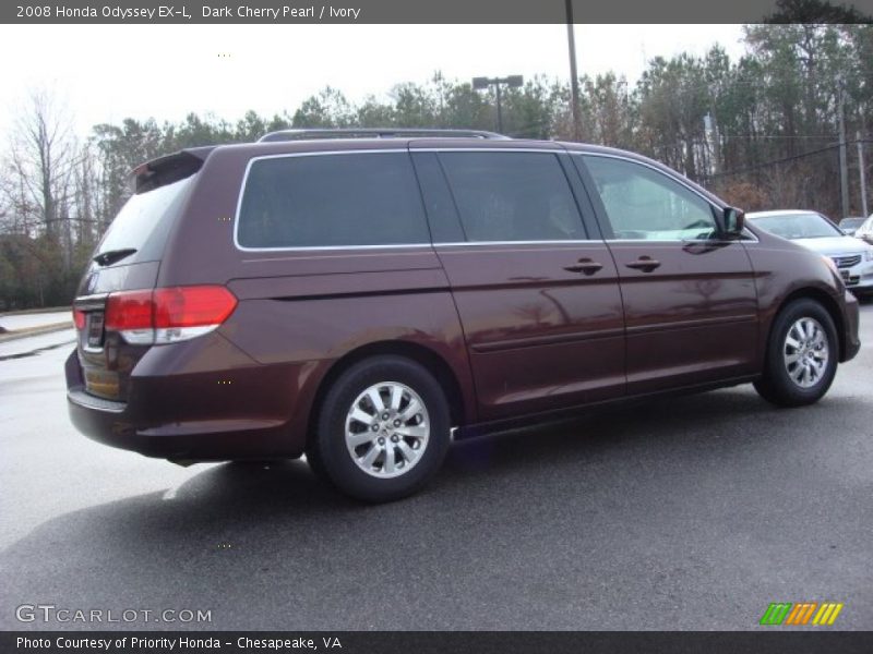 Dark Cherry Pearl / Ivory 2008 Honda Odyssey EX-L