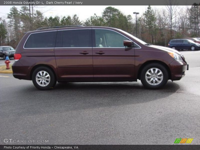 Dark Cherry Pearl / Ivory 2008 Honda Odyssey EX-L