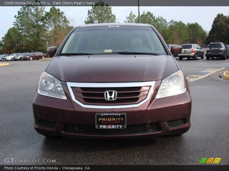 Dark Cherry Pearl / Ivory 2008 Honda Odyssey EX-L