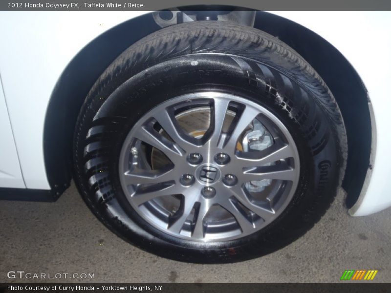 Taffeta White / Beige 2012 Honda Odyssey EX