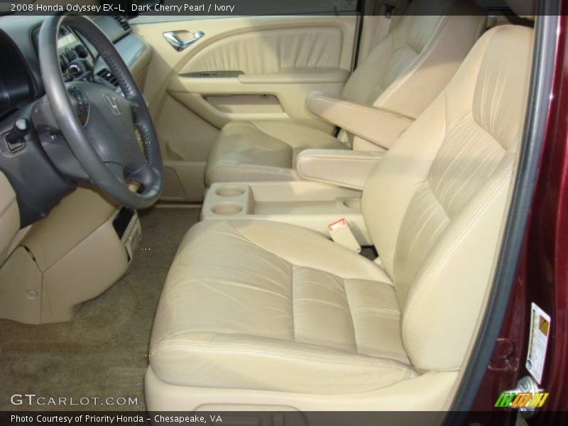 Dark Cherry Pearl / Ivory 2008 Honda Odyssey EX-L