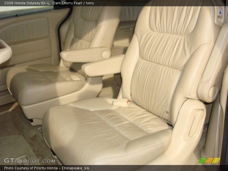 Dark Cherry Pearl / Ivory 2008 Honda Odyssey EX-L