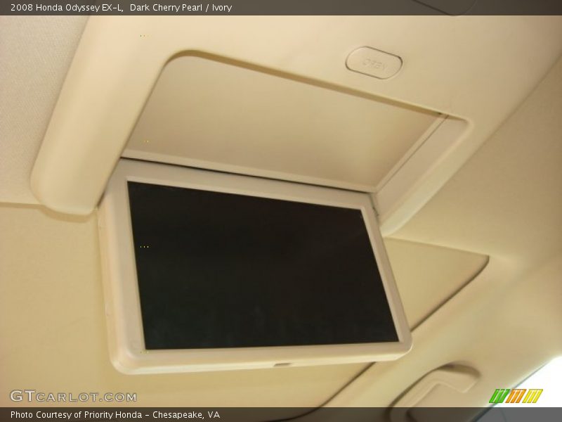 Dark Cherry Pearl / Ivory 2008 Honda Odyssey EX-L