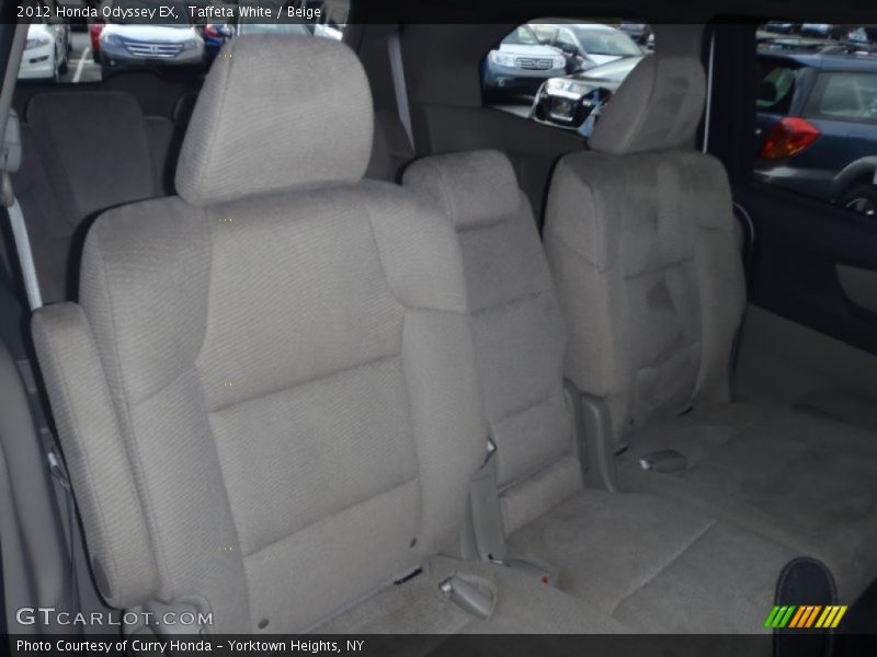Taffeta White / Beige 2012 Honda Odyssey EX