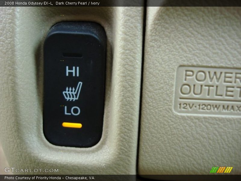 Dark Cherry Pearl / Ivory 2008 Honda Odyssey EX-L