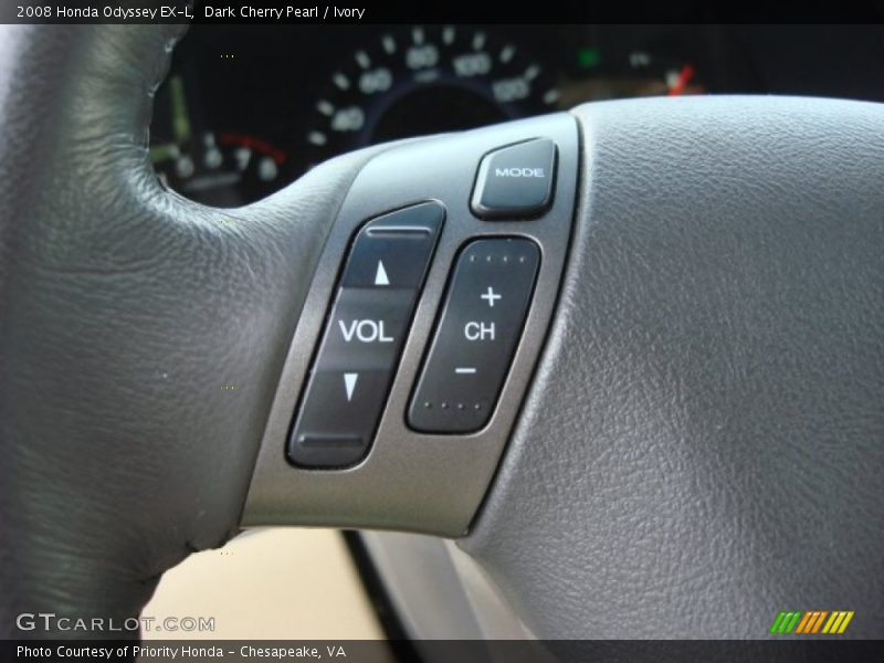 Dark Cherry Pearl / Ivory 2008 Honda Odyssey EX-L