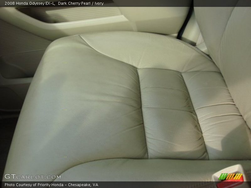 Dark Cherry Pearl / Ivory 2008 Honda Odyssey EX-L