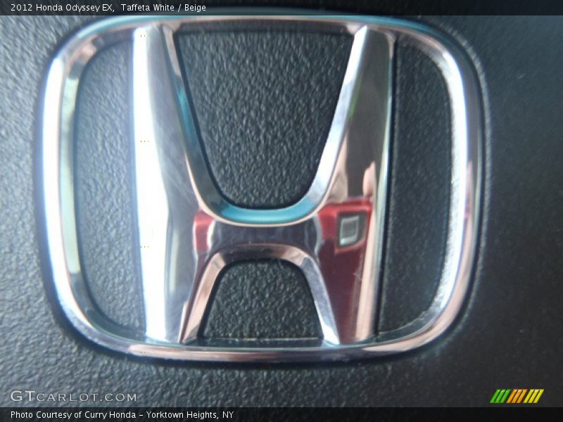 Taffeta White / Beige 2012 Honda Odyssey EX