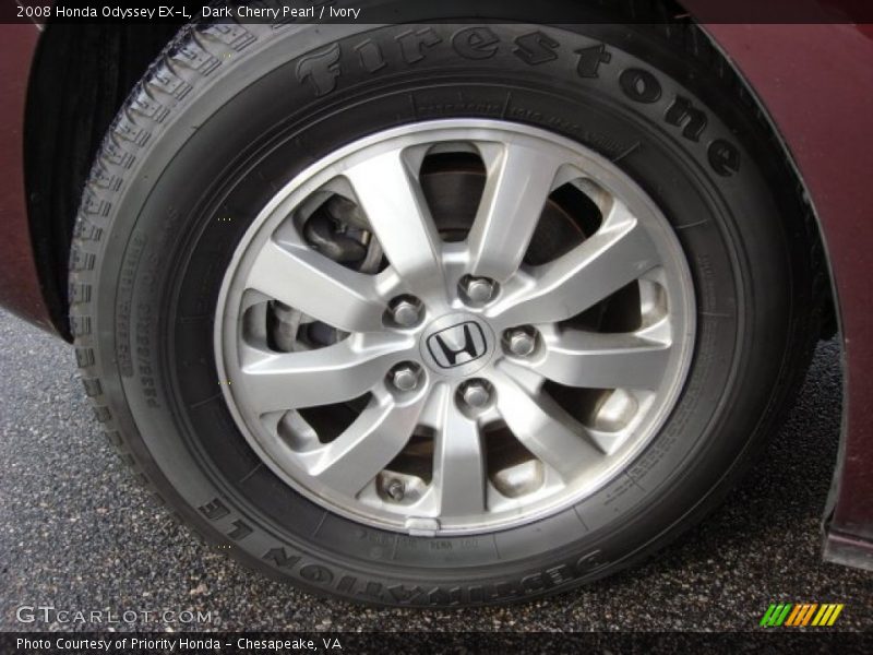Dark Cherry Pearl / Ivory 2008 Honda Odyssey EX-L