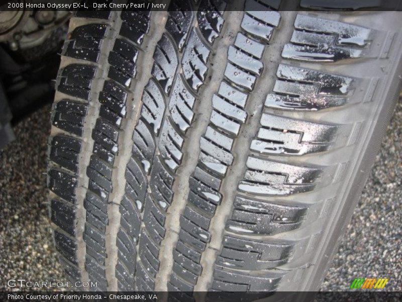 Dark Cherry Pearl / Ivory 2008 Honda Odyssey EX-L