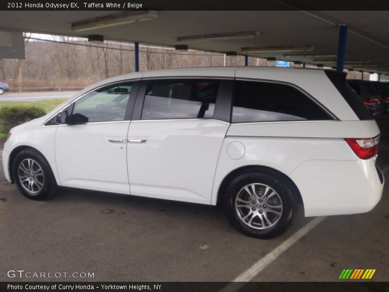 Taffeta White / Beige 2012 Honda Odyssey EX