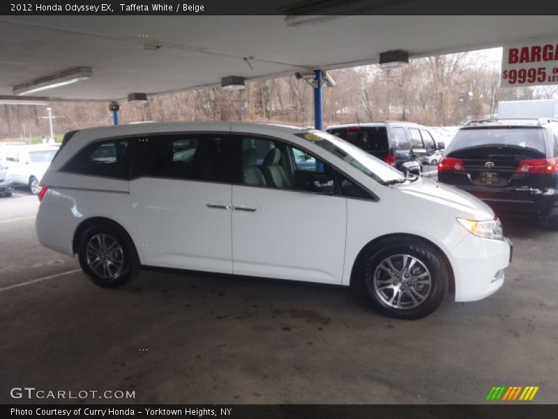 Taffeta White / Beige 2012 Honda Odyssey EX