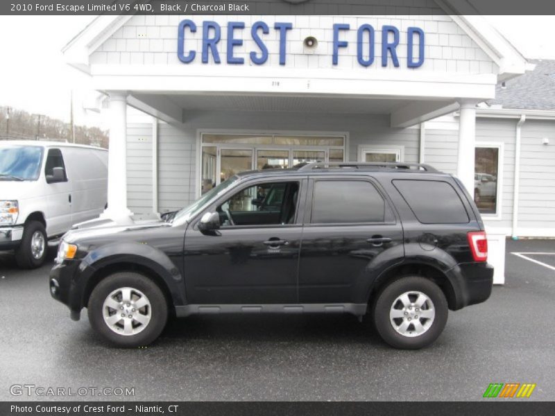 Black / Charcoal Black 2010 Ford Escape Limited V6 4WD