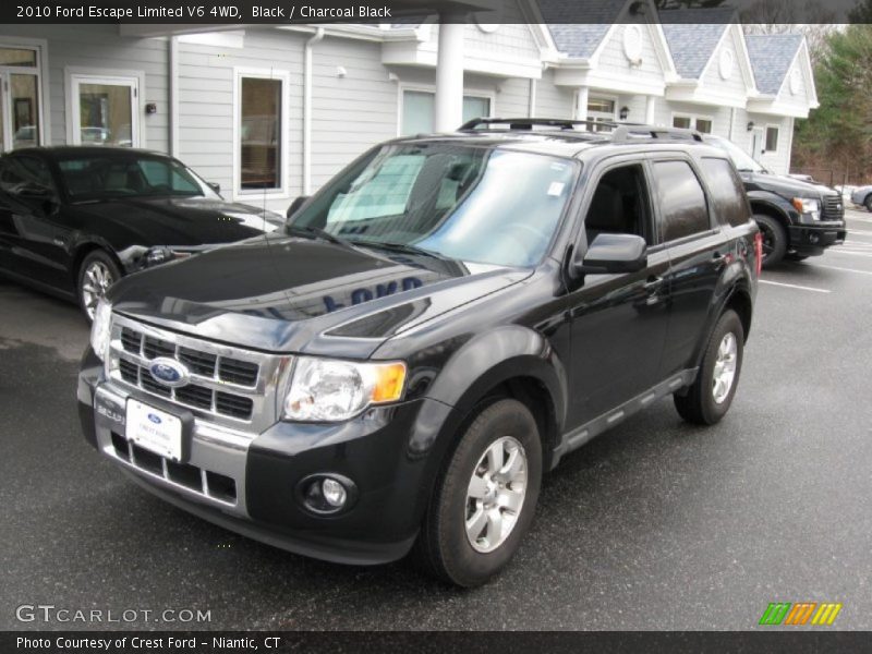 Black / Charcoal Black 2010 Ford Escape Limited V6 4WD