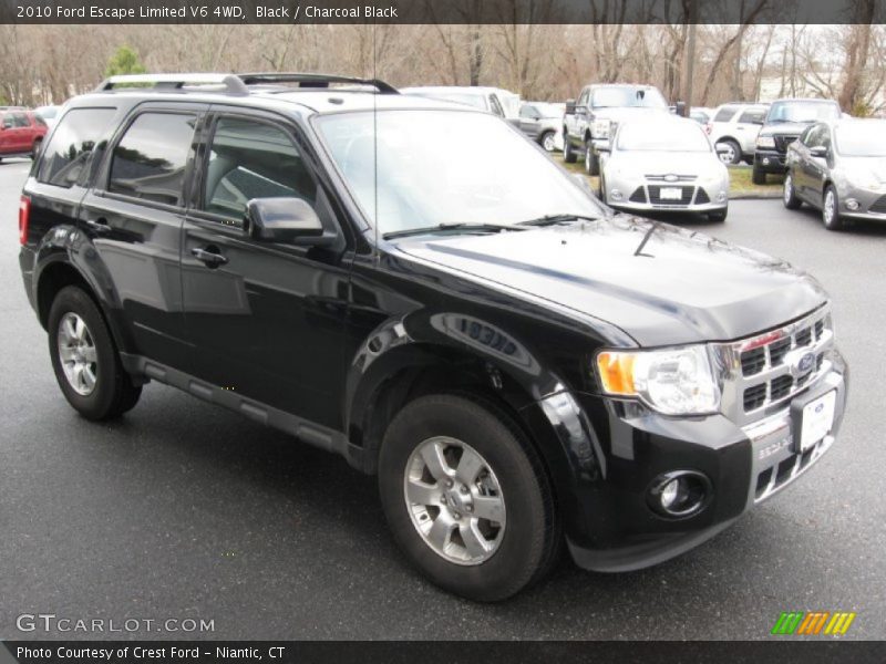 Black / Charcoal Black 2010 Ford Escape Limited V6 4WD