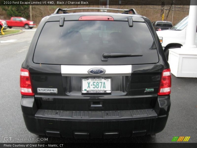 Black / Charcoal Black 2010 Ford Escape Limited V6 4WD