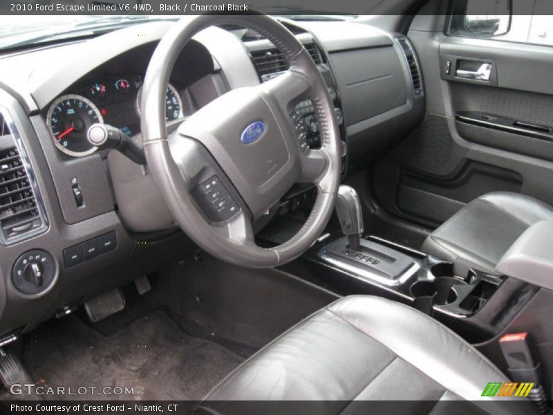 Black / Charcoal Black 2010 Ford Escape Limited V6 4WD