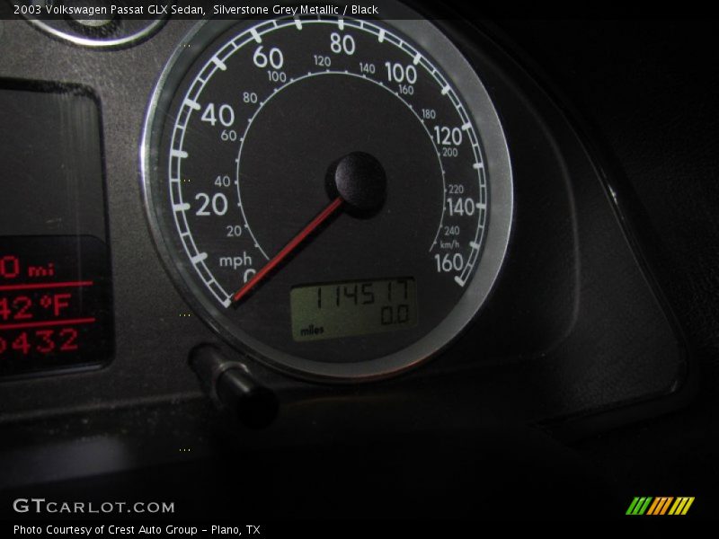 Silverstone Grey Metallic / Black 2003 Volkswagen Passat GLX Sedan