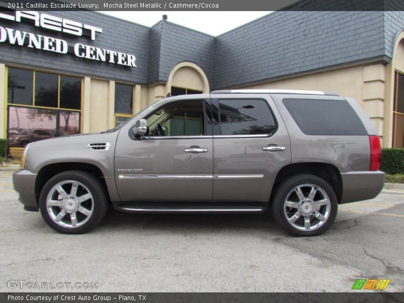 Mocha Steel Metallic / Cashmere/Cocoa 2011 Cadillac Escalade Luxury