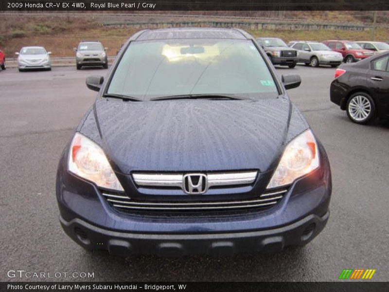 Royal Blue Pearl / Gray 2009 Honda CR-V EX 4WD