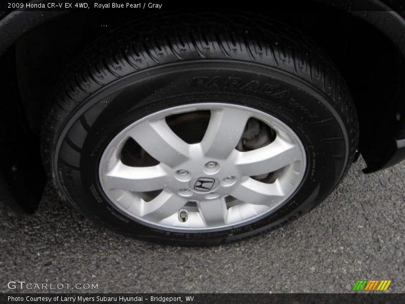 Royal Blue Pearl / Gray 2009 Honda CR-V EX 4WD