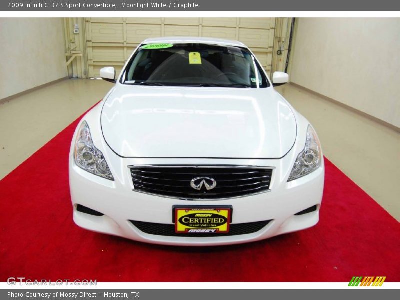 Moonlight White / Graphite 2009 Infiniti G 37 S Sport Convertible