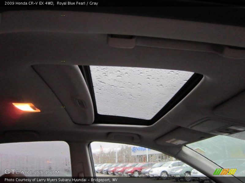 Royal Blue Pearl / Gray 2009 Honda CR-V EX 4WD