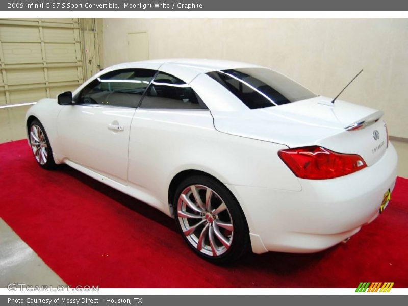 Moonlight White / Graphite 2009 Infiniti G 37 S Sport Convertible