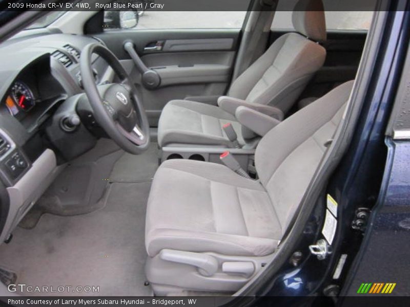 Royal Blue Pearl / Gray 2009 Honda CR-V EX 4WD