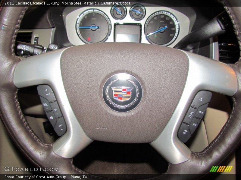 Mocha Steel Metallic / Cashmere/Cocoa 2011 Cadillac Escalade Luxury