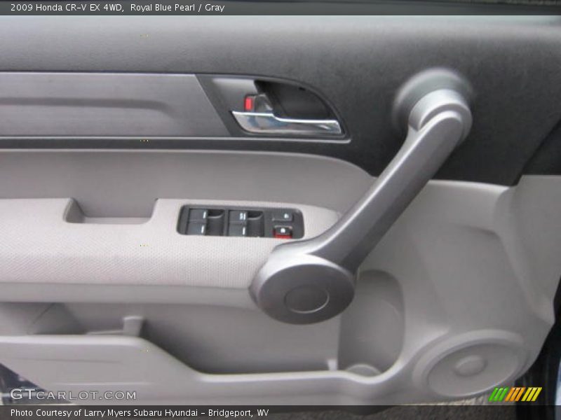 Royal Blue Pearl / Gray 2009 Honda CR-V EX 4WD