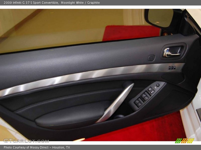 Moonlight White / Graphite 2009 Infiniti G 37 S Sport Convertible