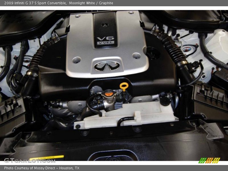  2009 G 37 S Sport Convertible Engine - 3.7 Liter DOHC 24-Valve VVEL V6