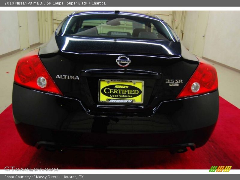 Super Black / Charcoal 2010 Nissan Altima 3.5 SR Coupe