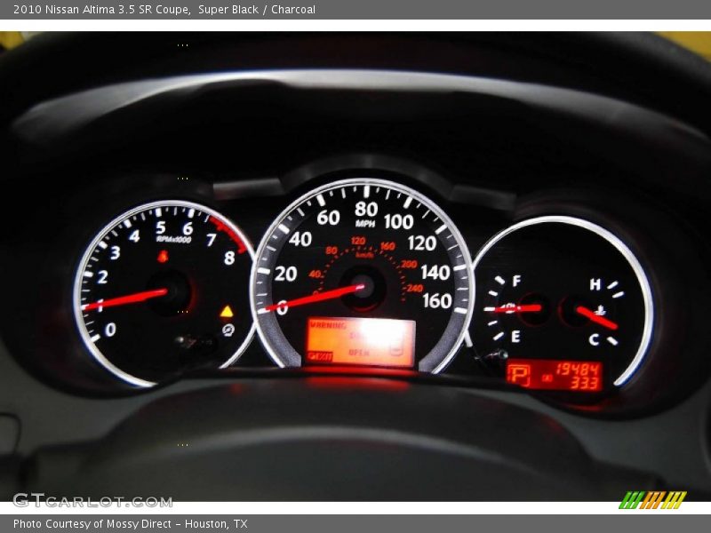 Super Black / Charcoal 2010 Nissan Altima 3.5 SR Coupe
