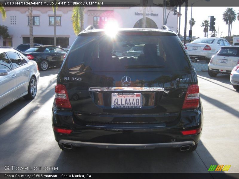 Black / Cashmere 2010 Mercedes-Benz ML 350 4Matic