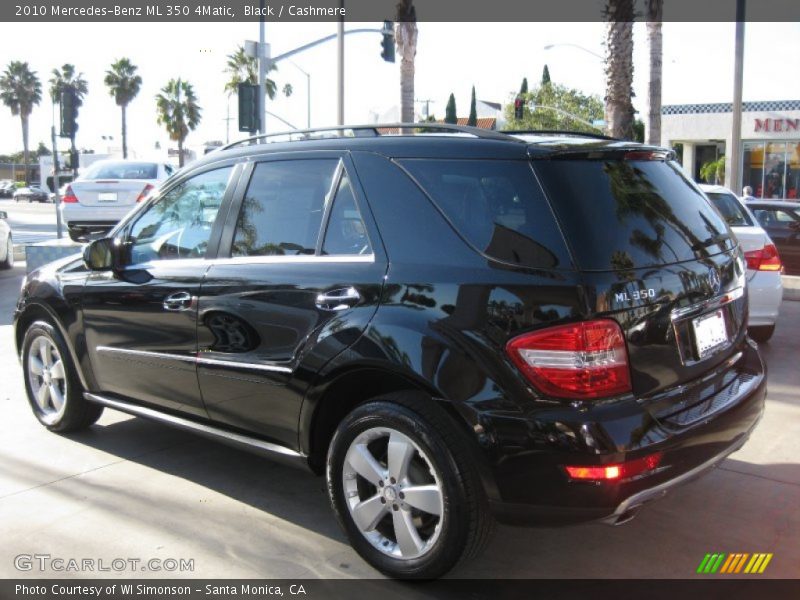 Black / Cashmere 2010 Mercedes-Benz ML 350 4Matic